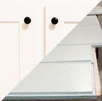 Shaker Kitchen Cabinet Update – Painting the doors and drawers