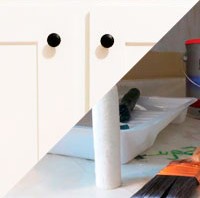 Shaker Kitchen Cabinet Update – painting hints - The DIY Girl