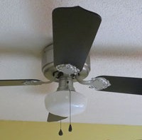 Painting a ceiling fan