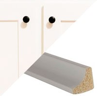 Shaker Kitchen Cabinet Update – adding trim