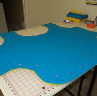 DIY Dog coats made with double fleece