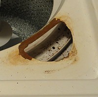 Repairing washing machine rust