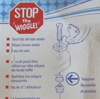 How to fix a sliding toilet seat