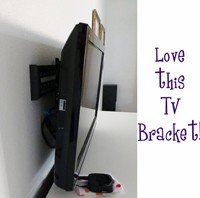 New media cabinet and TV wall mount