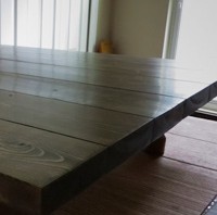 Applying polyurethane with a foam brush